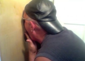 Married Leather Daddy At The Gloryhole