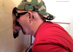 Thick Cock Newbie Cums At the Gloryhole