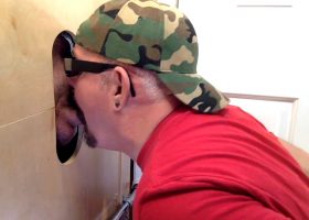 Thick Cock Newbie Cums At the Gloryhole