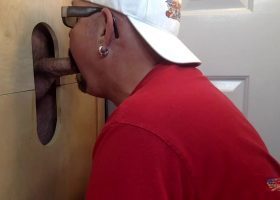 New Daddy Gets A Gloryhole Dick Sucking