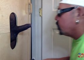 Gloryhole Cock Feed and Getting Fucked