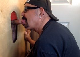Getting Gloryhole Sucked and Fucked